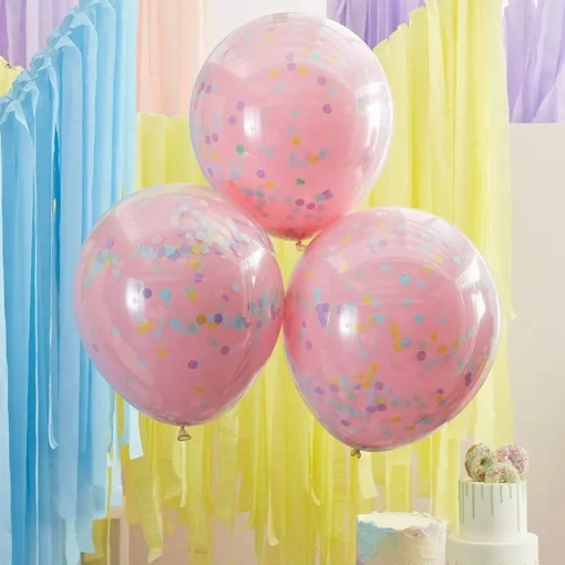 Konfettiballonger Prikkete Pastell