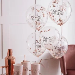 Konfettiballonger Team Bride