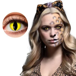 Kontaktlinser Yellow Cat Gul