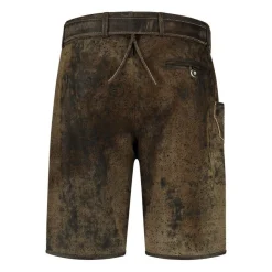 Kort Lederhosen Antikkbrun