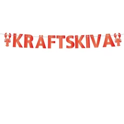Kräftskiva Bokstavbanner