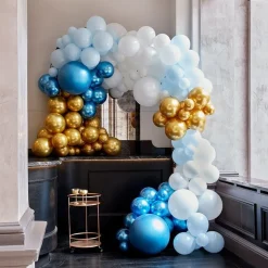Krom Ballongbue DIY Blå og Gull