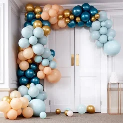 Krom Ballongbue DIY Turkis og Gull
