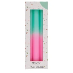 Kronelys Rosa og Mintgrønn