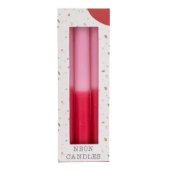 Kronelys Rosa og Rød
