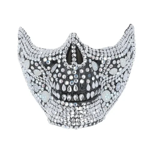 Krystall Skjelett Maske