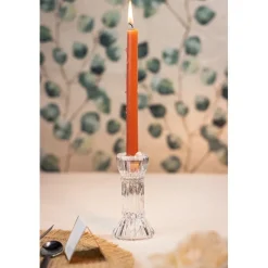 Krystallinspirert Glass Lysestake