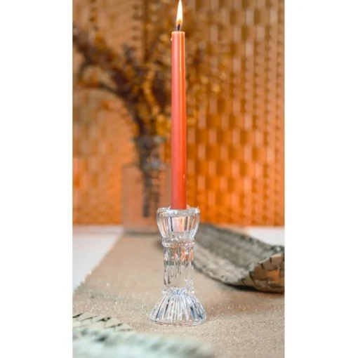 Krystallinspirert Glass Lysestake