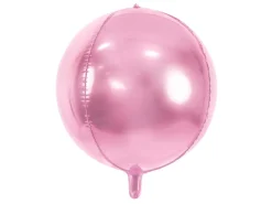 Kulerund Folieballong Lyserosa
