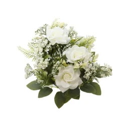 Kunstig Blomsterbukett Hvit
