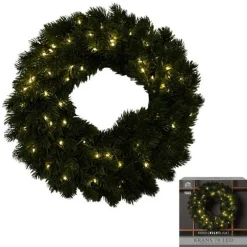 Kunstig Grankrans LED