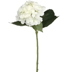 Kunstig Hortensia Blomst Hvit