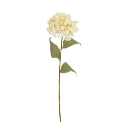 Kunstig Hortensia Blomst Kremfarge