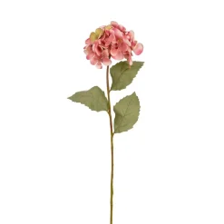 Kunstig Hortensia Blomst Lyserosa