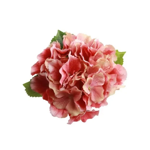 Kunstig Hortensia Gren Lyserosa og Rosa