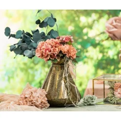 Kunstig Hortensia Gren Lyserosa og Rosa