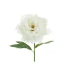 Kunstig Peon Blomst Hvit
