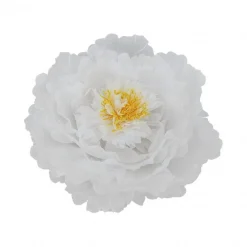Kunstig Peon Blomst Hvit