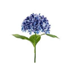 Kunstig Premium Hortensia Blomst Marineblå