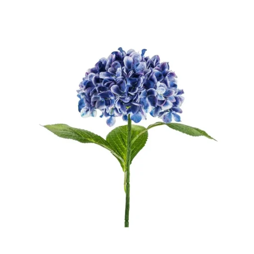 Kunstig Premium Hortensia Blomst Marineblå