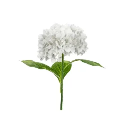 Kunstig Premium Hortensia Blomst Hvit