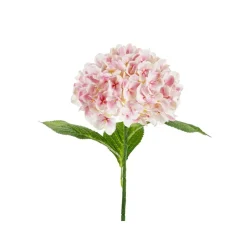 Kunstig Premium Hortensia Blomst Lyserosa