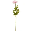 Kunstig Ranunkel Blomst Lyserosa