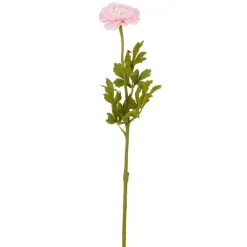Kunstig Ranunkel Blomst Lyserosa