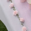 Kunstig Rose Girlander Lyserosa