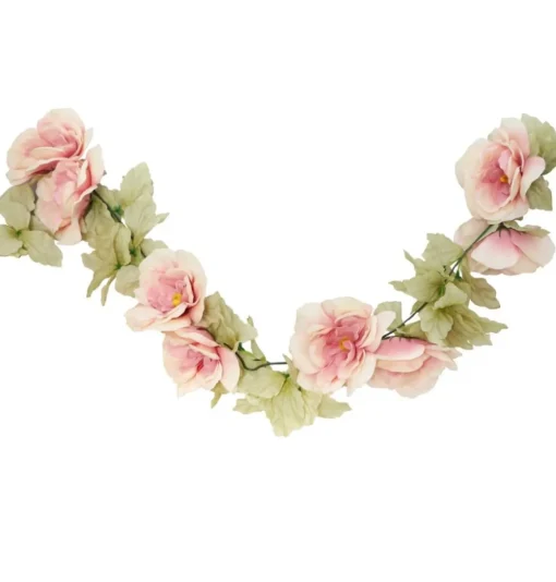 Kunstig Rose Hengepynt Rosa