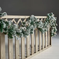 Kunstig Snø Gran Girlander LED