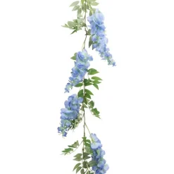 Kunstig Wisteria Girlander Blå