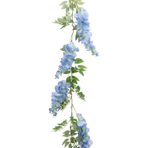 Kunstig Wisteria Girlander Blå