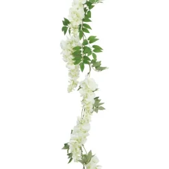 Kunstig Wisteria Girlander Hvit