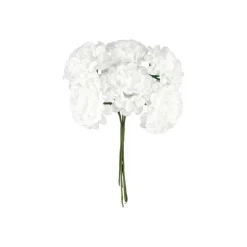 Kunstige Mini Hortensia Blomster Hvit