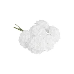 Kunstige Mini Hortensia Blomster Hvit