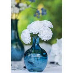 Kunstige Mini Hortensia Blomster Hvit