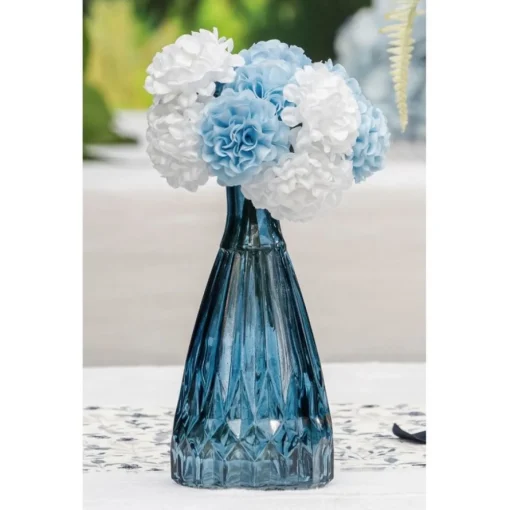 Kunstige Mini Hortensia Blomster Hvit