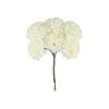 Kunstige Mini Hortensia Blomster Elfenbenshvit