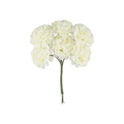 Kunstige Mini Hortensia Blomster Elfenbenshvit