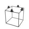 Kvadrat Lysestake Svart