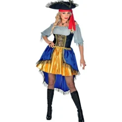 Kvinnelig Piratkaptein Kostyme