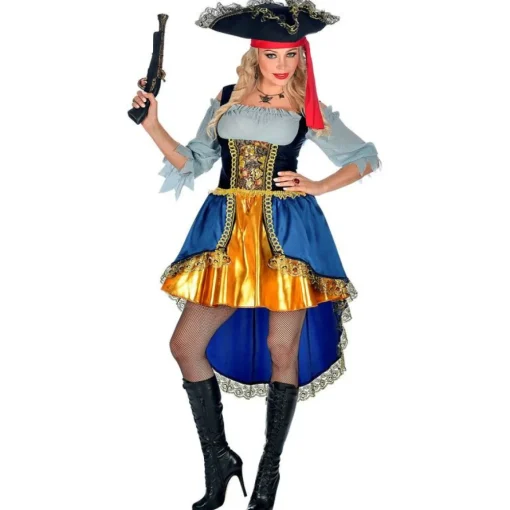 Kvinnelig Piratkaptein Kostyme