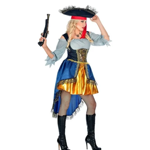 Kvinnelig Piratkaptein Kostyme