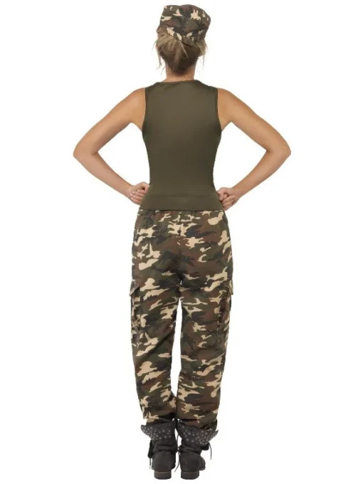 Kvinnelig Soldat Kostyme