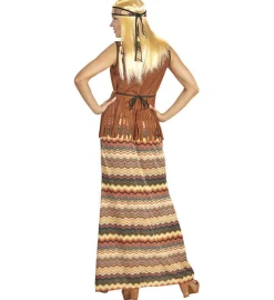 Lang Hippie Kjole Kostyme