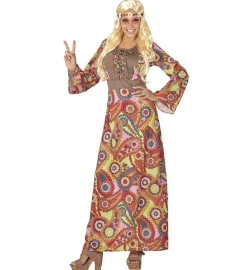 Lang Hippie Kjole Kostyme