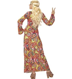 Lang Hippie Kjole Kostyme