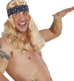 Lang Parykk med Pannebånd