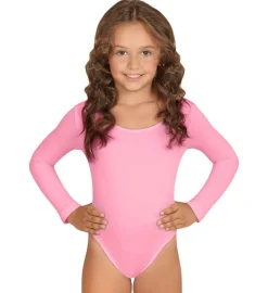 Langermet Bodystocking Barnekostyme Lyserosa